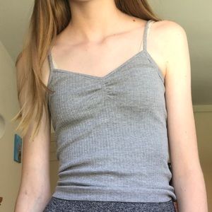 Topshop grey tank top